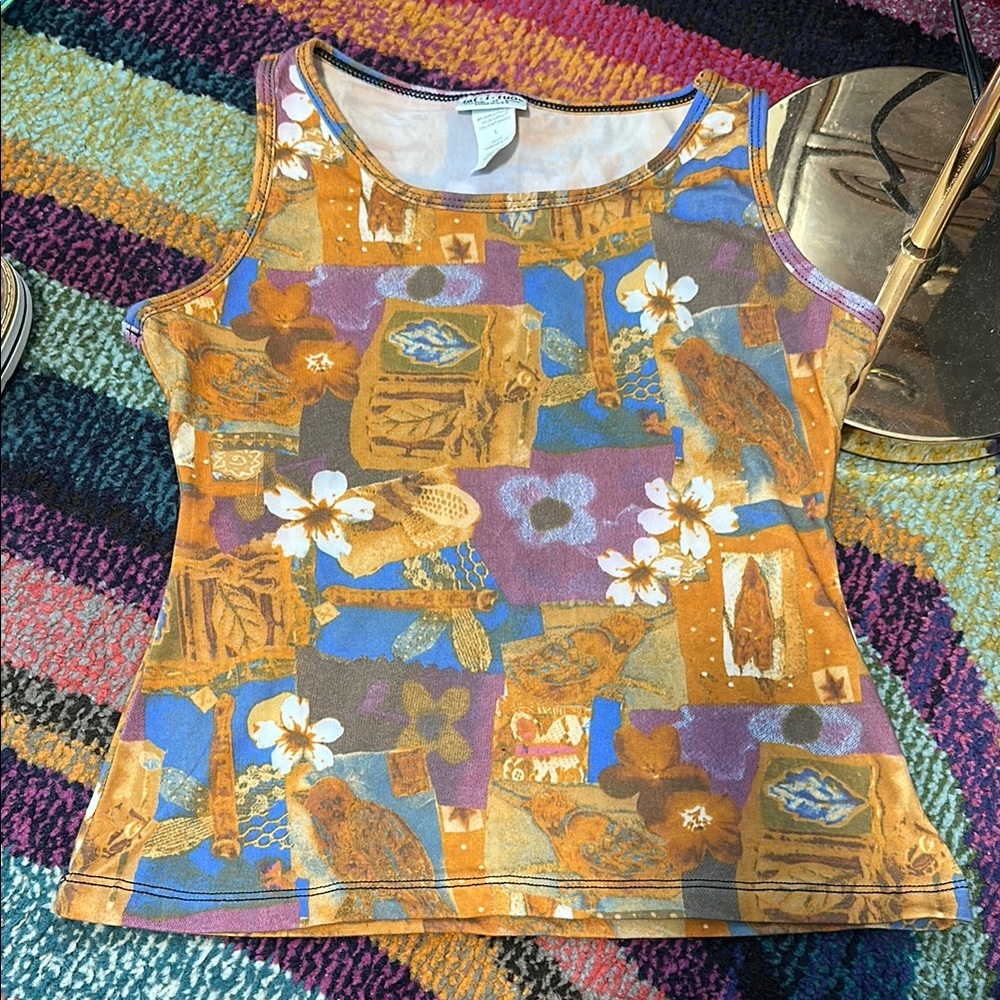 90s/Y2K latitude tank top